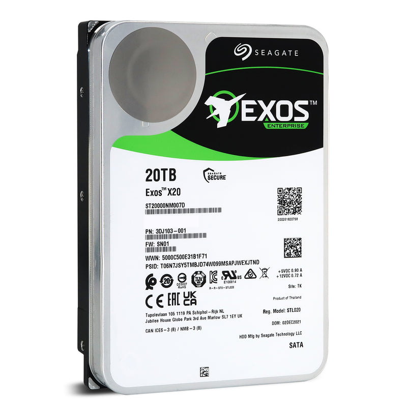 Seagate Exos X20 ST20000NM007D 20TB SATA 3.5