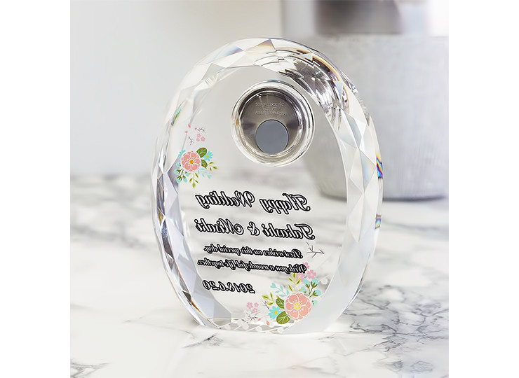 クリスタル時計 (DT-4) | ノベルティ制作ならセラフィムワン