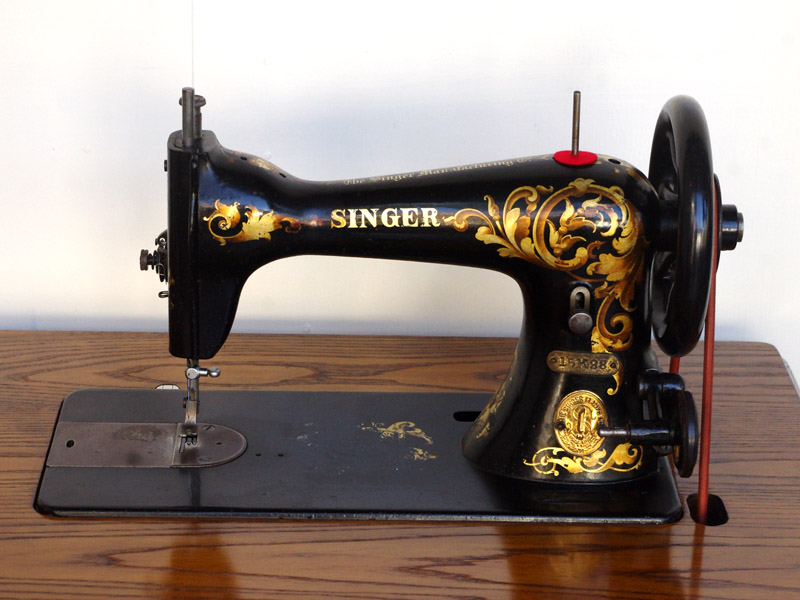 No.365 SINGER 15K28 シンガー製 セミインダストリアル 足踏みミシン
