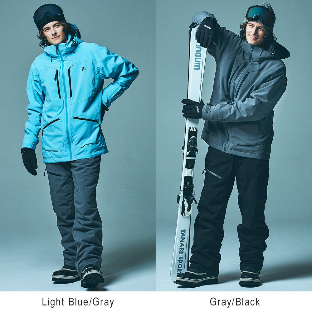 スキーウェア メンズ 上下セット ハイブランドと同工場で安心の品質 耐