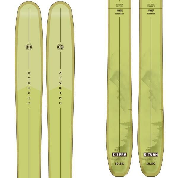 オガサカ スキー 2026 ET-10.8C スキー板 単品 (板のみ) イーターン