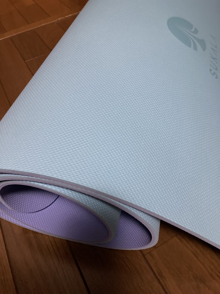 SUKALA】リバーシブルヨガマット6mm(ローズ・レモンライム・アクア