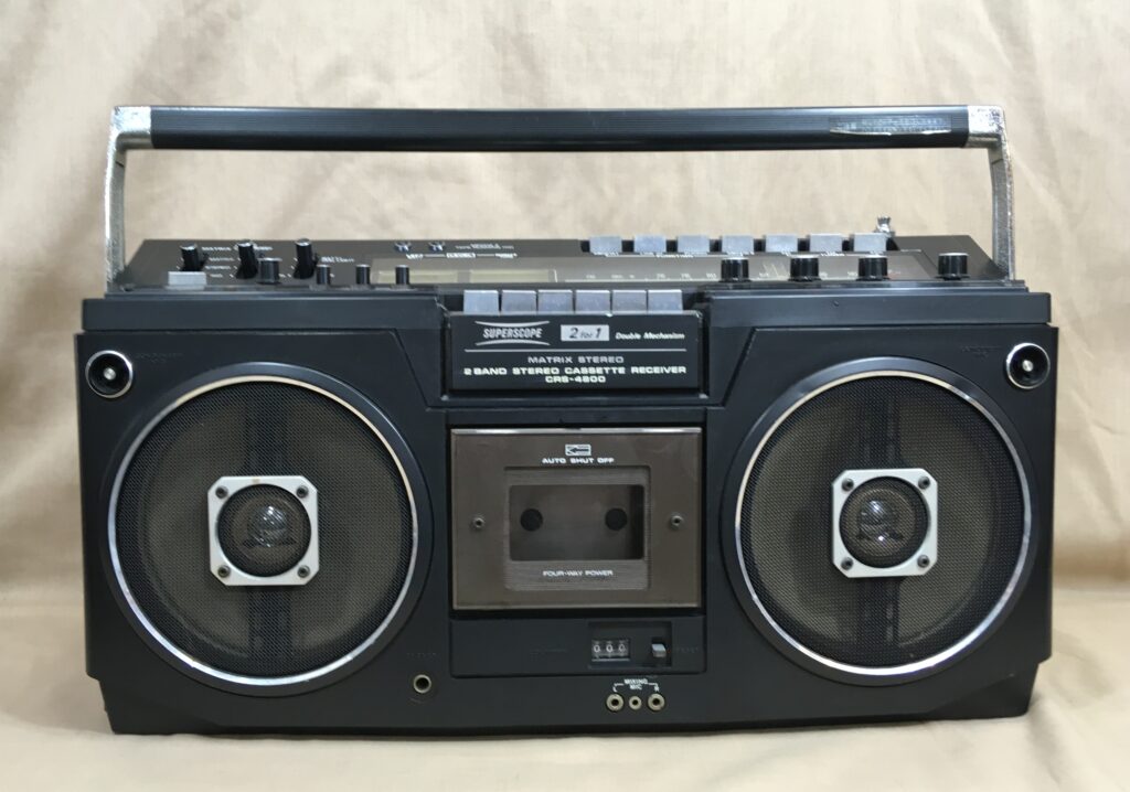 スーパースコープ CRS-4800 – ダブルカセットの先駆けか | 【昭和