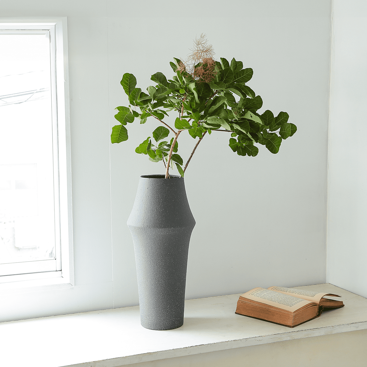 花瓶】Zara（ホワイト）｜Lサイズ – hanna