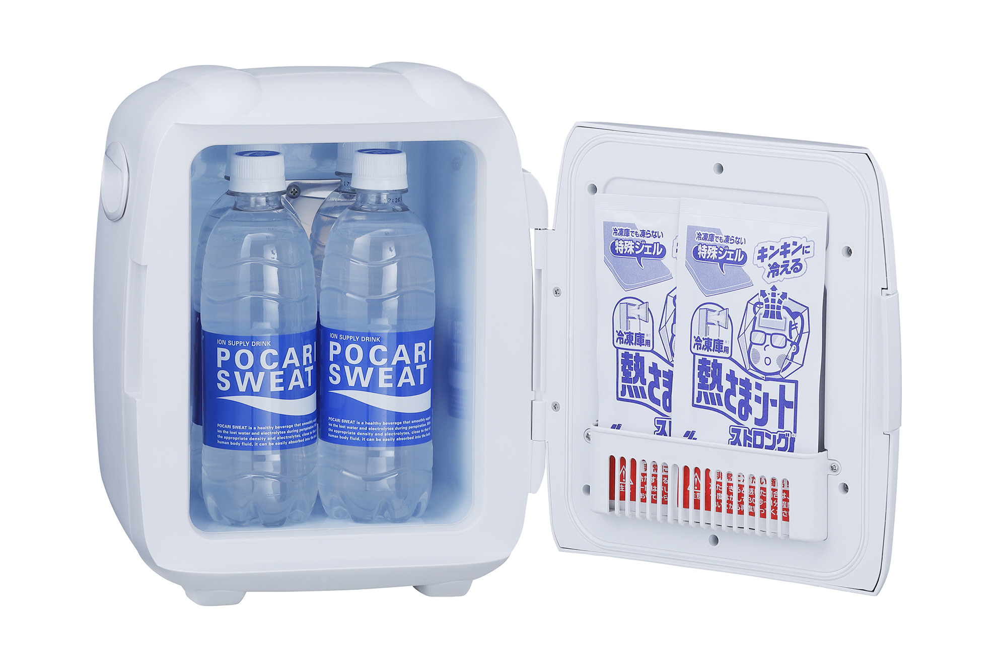 ツインバード 2電源式コンパクト電子保冷保温ボックス HR-EB06W