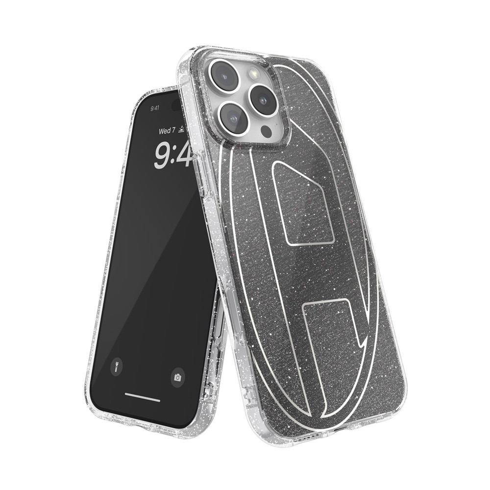 iPhone 16 Pro Max Diesel Oval D Glitter Case FW24 | スマート家電