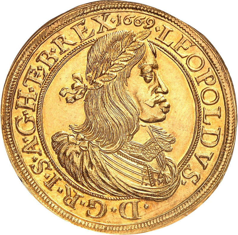 ○レアコイン○ 神聖ローマ帝国 1669年 レオポルド1世 Graz 5