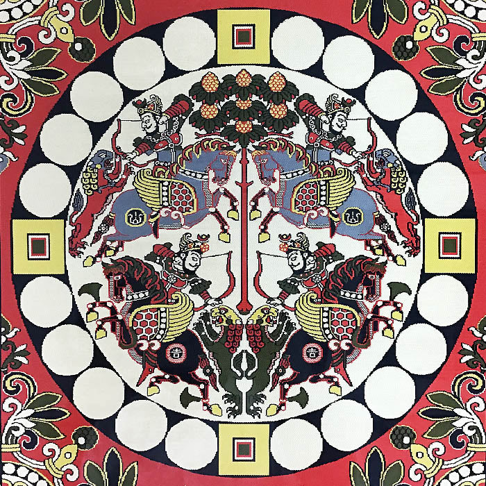 掛額 四天王獅猟紋様錦 – 龍村美術織物公式オンラインショップ