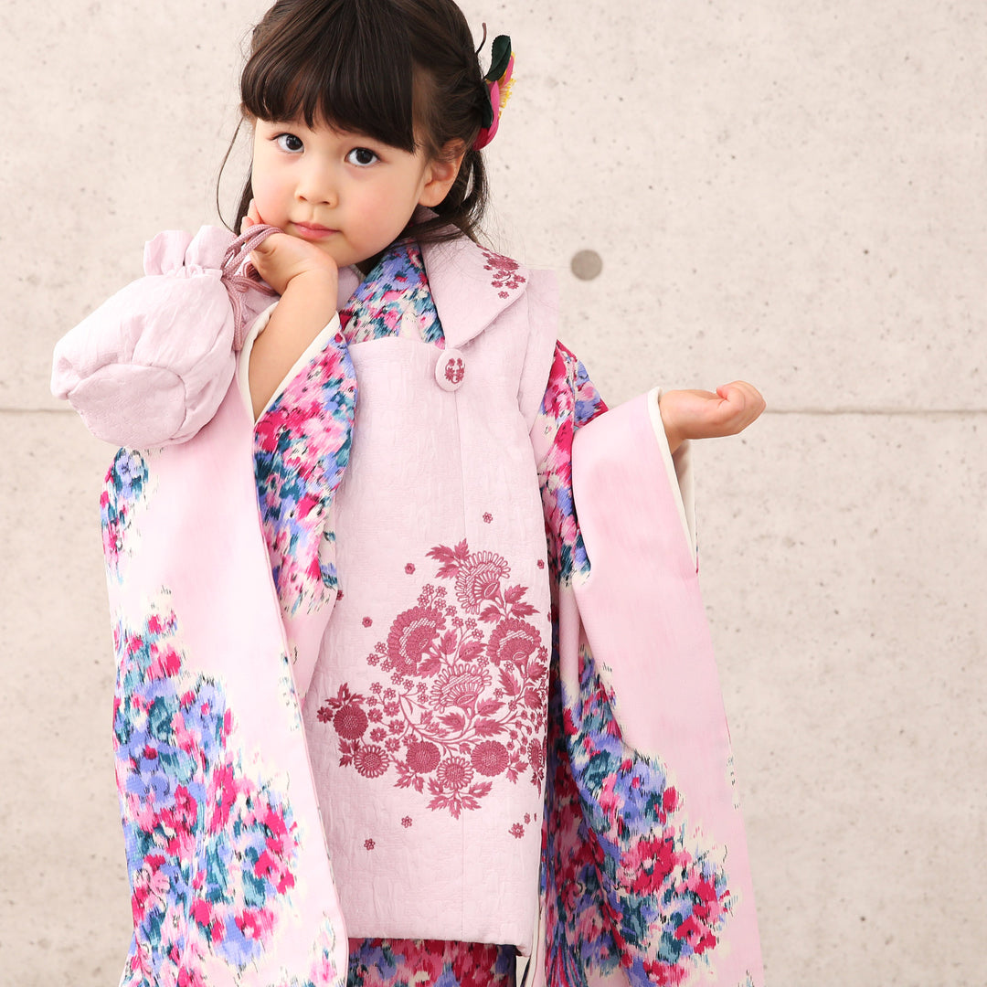 レンタル】七五三 3歳 着物 女の子 JILLSTUART ジルスチュアート 被布