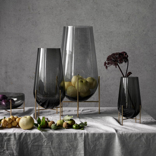 Audo | Echasse Vase, Small, Smoke | Vancouver Special