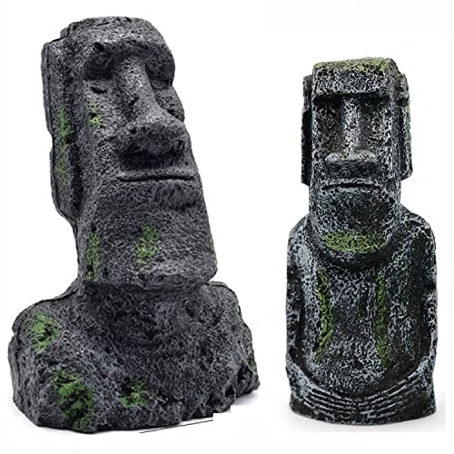 楽天市場】(pont du monde) 水槽 オブジェ 置物 モアイ モアイ像