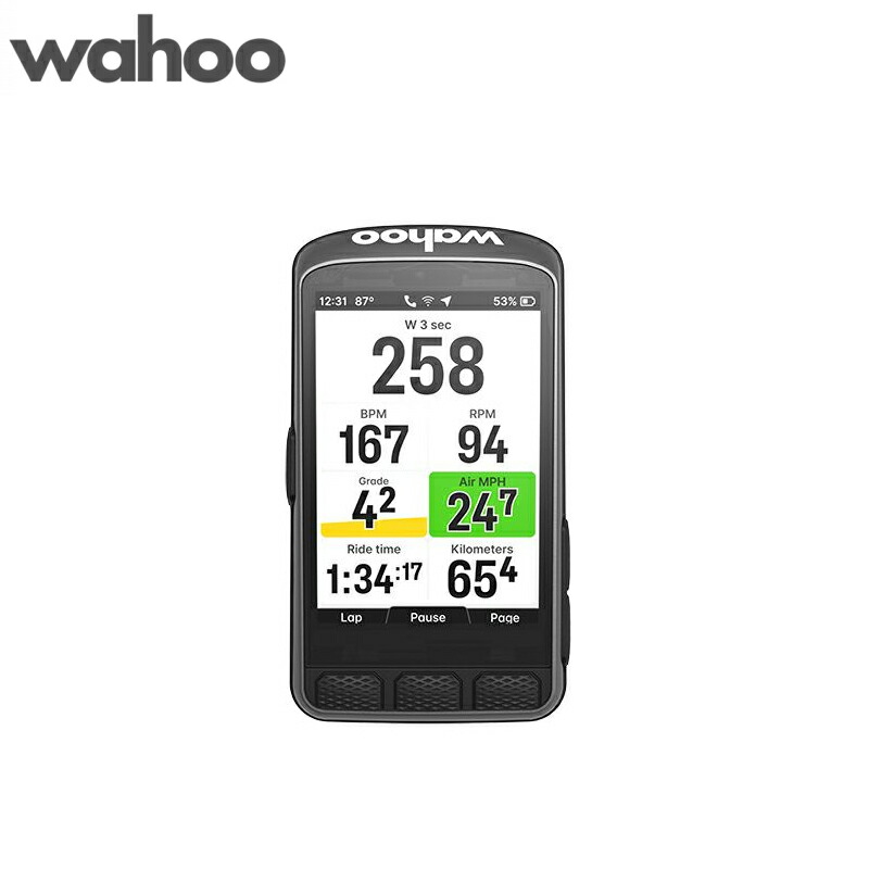 楽天市場】Wahoo ELEMNT BOLT 3 GPS Bike Computer (WFCC9) ワフー