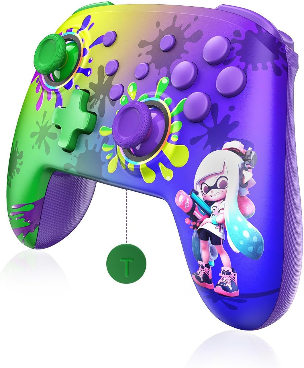 楽天市場】【即納！】 Nintendo Switch Proコントローラー スプラ