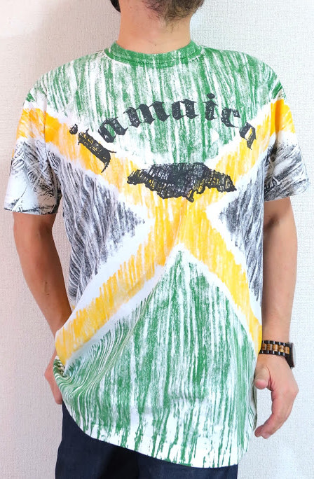 楽天市場】ラスタ＆レゲエ ジャマイカ国旗Tシャツ【サイズ：M