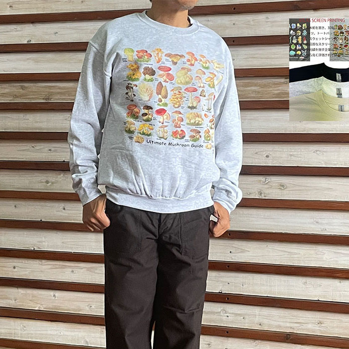 楽天市場】ATLAS SCREEN PRINTING / 鉱物 スウェット クルーネック 裏