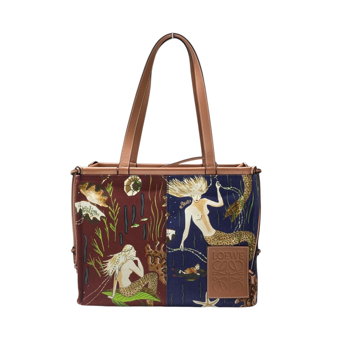 楽天市場】【中古】ロエベ バッグ パウラズイビザ クッション トート