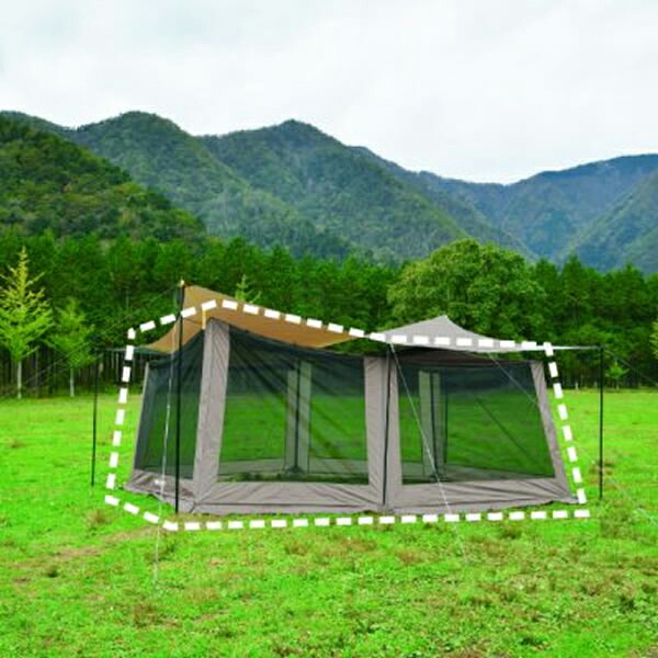 ユニフレーム REVOタープ メッシュウォール L セット 虫除け