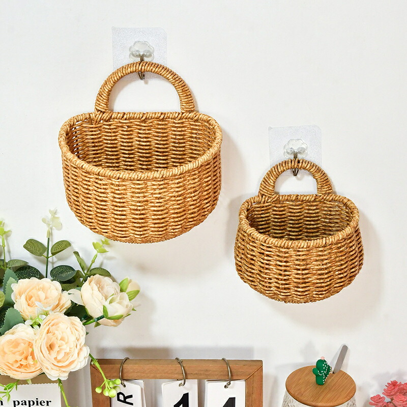 楽天市場】ラトビア PINUMU PASAULE 柳のウォールバスケット 木製