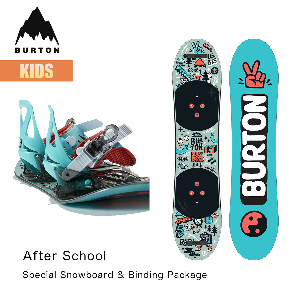 楽天市場】スノボ3点セット キッズ BURTON バートン Kids' After