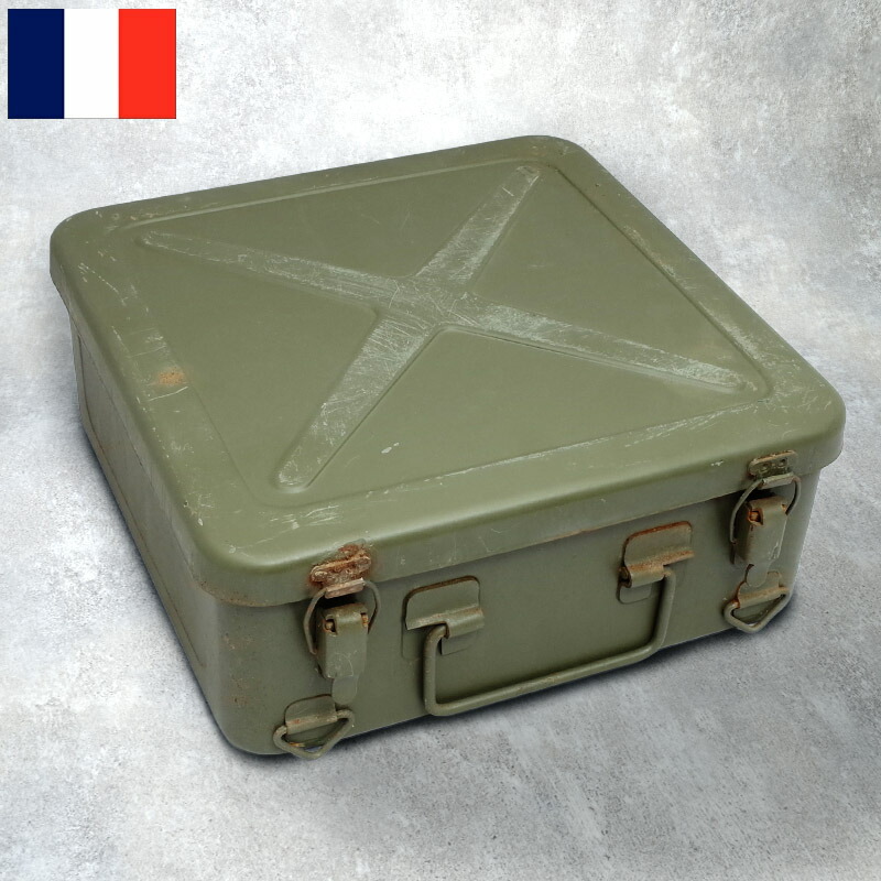 楽天市場】フランス軍 F／A メタルボックス USED BX006UN 仏 スチール