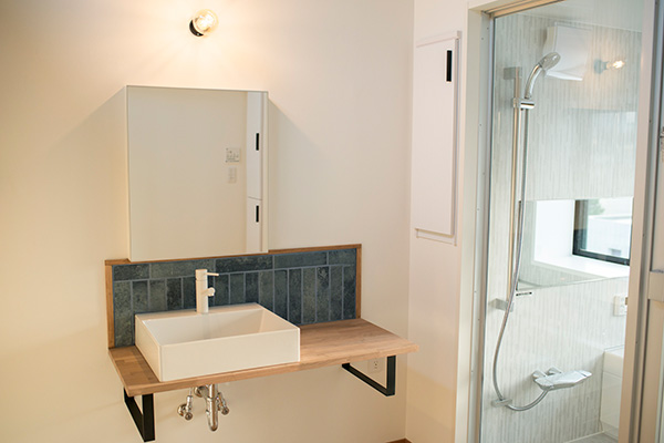 洗面台ウォールナット天板 - 木材通販のマルトクショップ