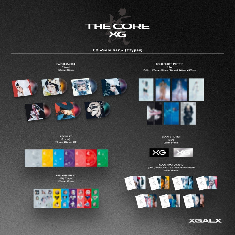 ALPHAZ LIMITED】【Solo ver. (7CD) COMPLETE SET】THE CORE -核(7CD