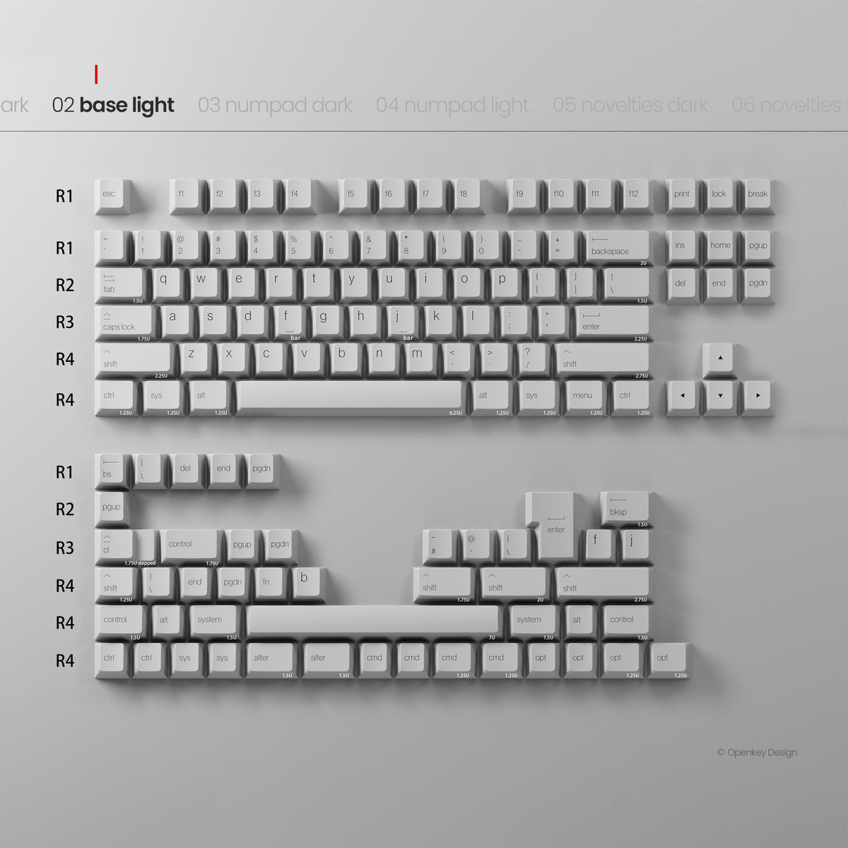 Pre-order] PBTfans x Openkey Design Less, but better Dark