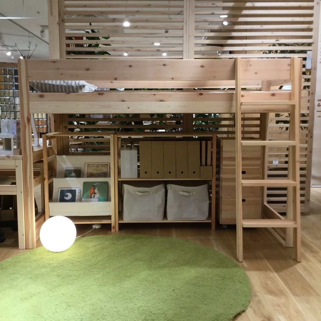 大宮マルイ】大宮マルイに家具を見に行こう【パイン材ミドルベッド