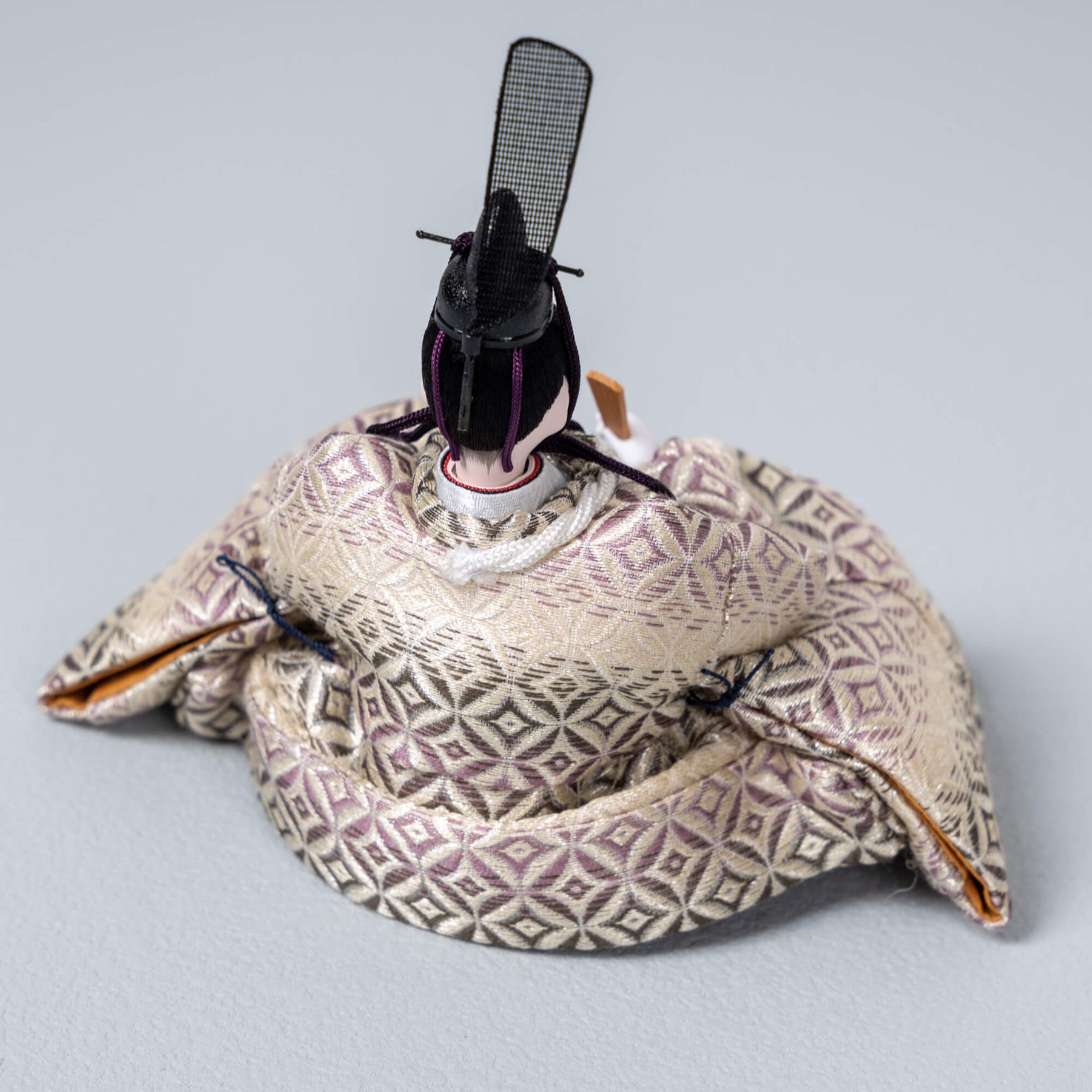 紫苑平飾り 銀藤 柴田家千代 SK4208｜雛人形 お雛様 コンパクトで