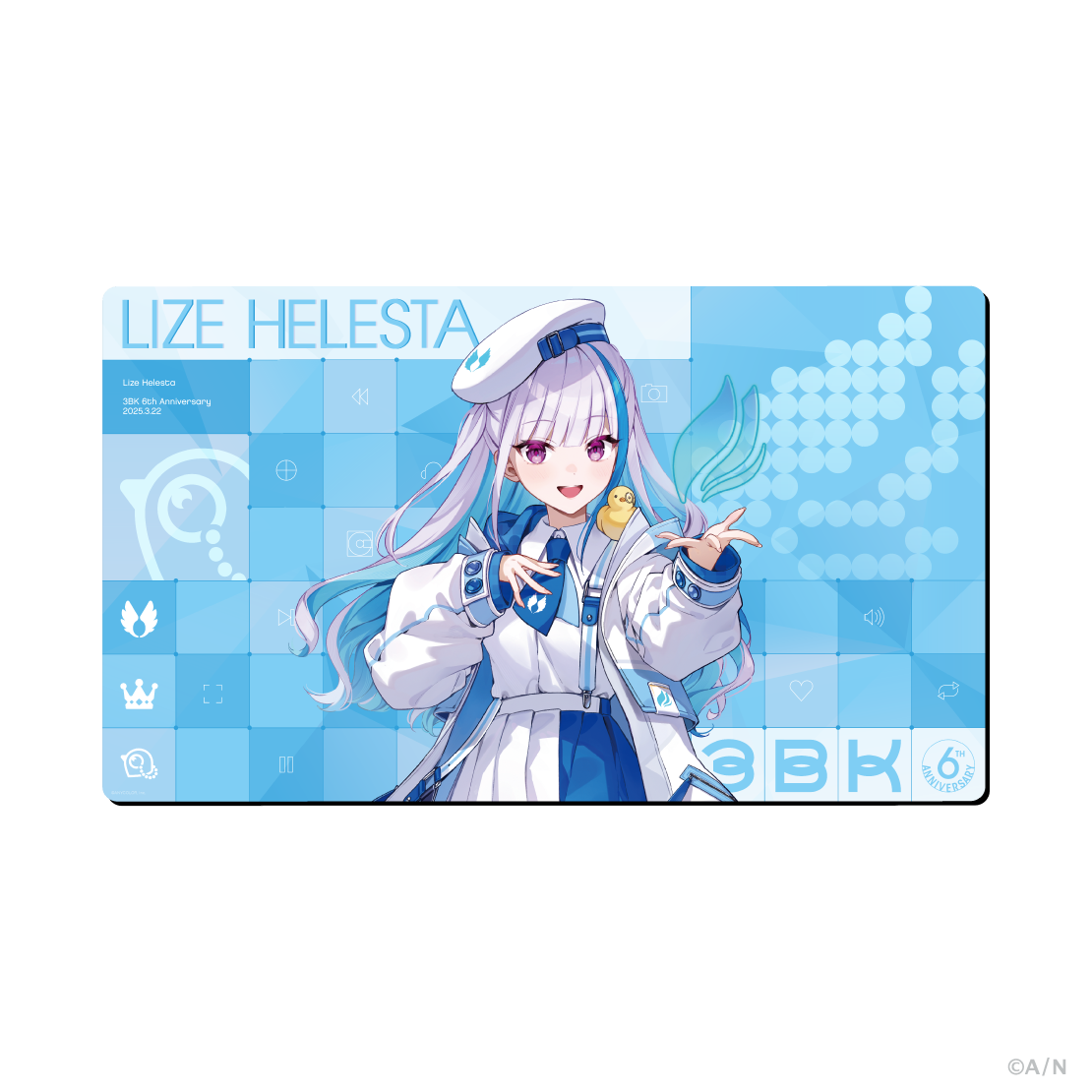 さんばか 6th Anniversary】大判ラバーマット｜にじさんじオフィシャル