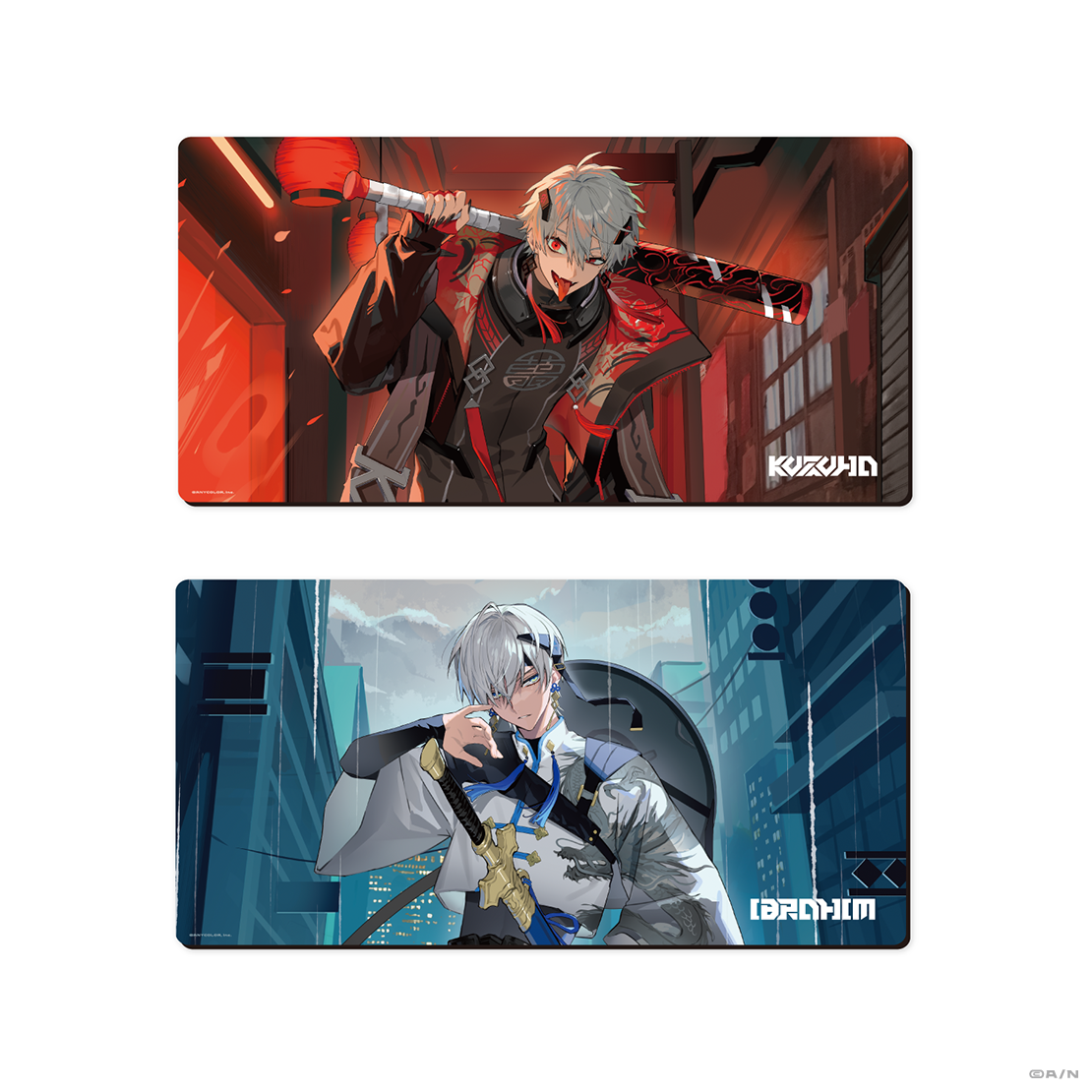 NIJISANJI Battle Mode Type：Kuzuha＆Ibrahim】大判ラバーマット｜に