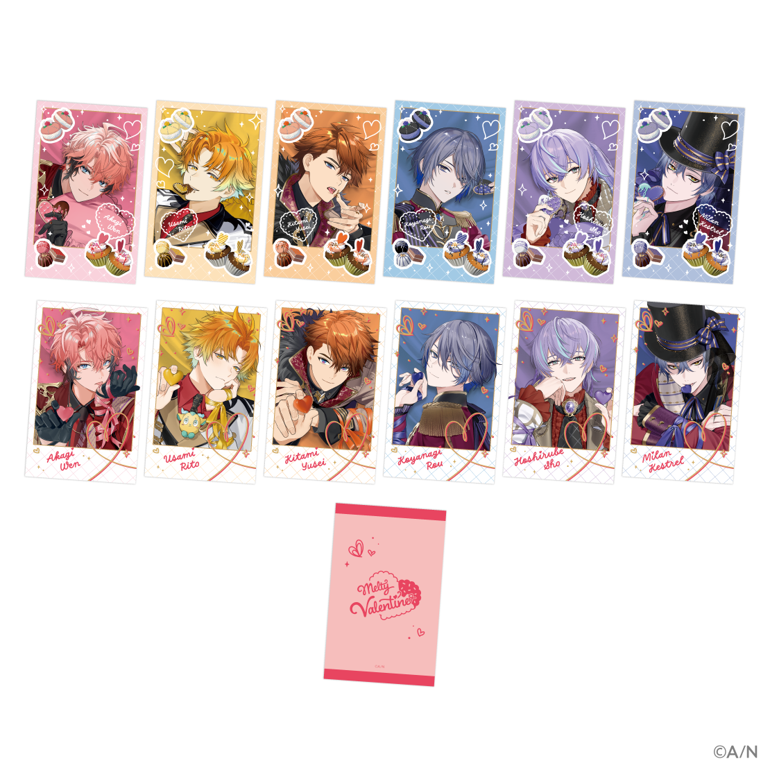 Melty Valentine】ランダムチェキ風カード｜にじさんじオフィシャルストア