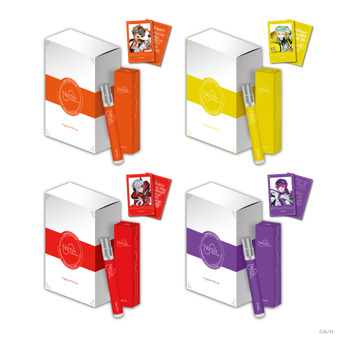 Noctyx 3rd Anniversary】フレグランスセット｜にじさんじオフィシャル