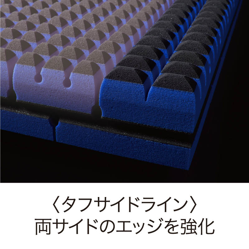 エアーSX]マットレス／HARD （シングル）9×97×195cm ロイヤルブルー