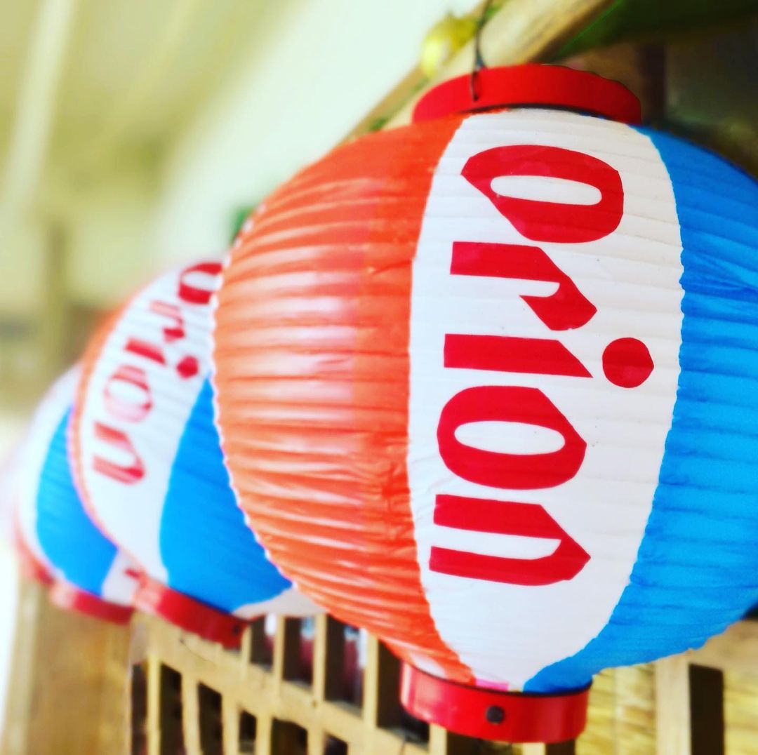 我が家でビアフェス装飾セット（オリオン提灯 5個・電球別売