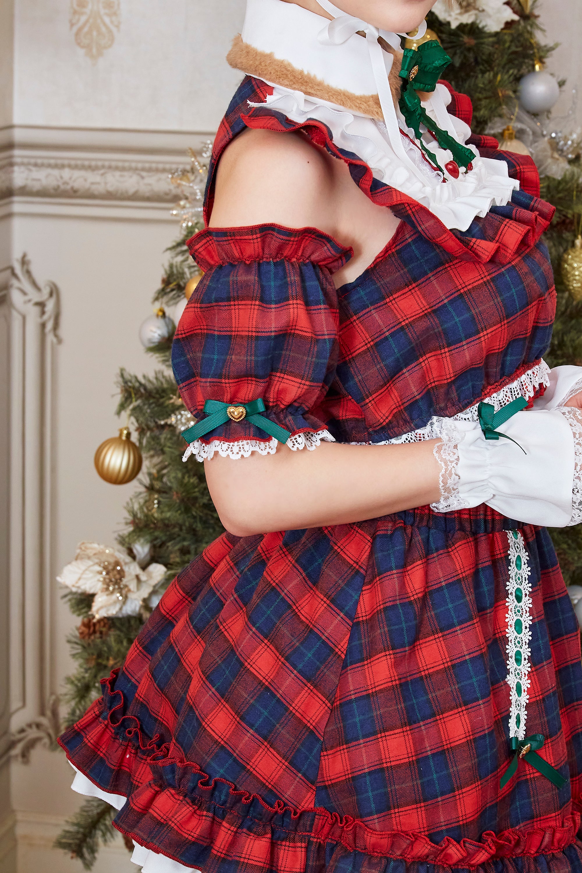 篠崎こころちゃんコラボ》 コスプレ サンタ テディベア くま テディ