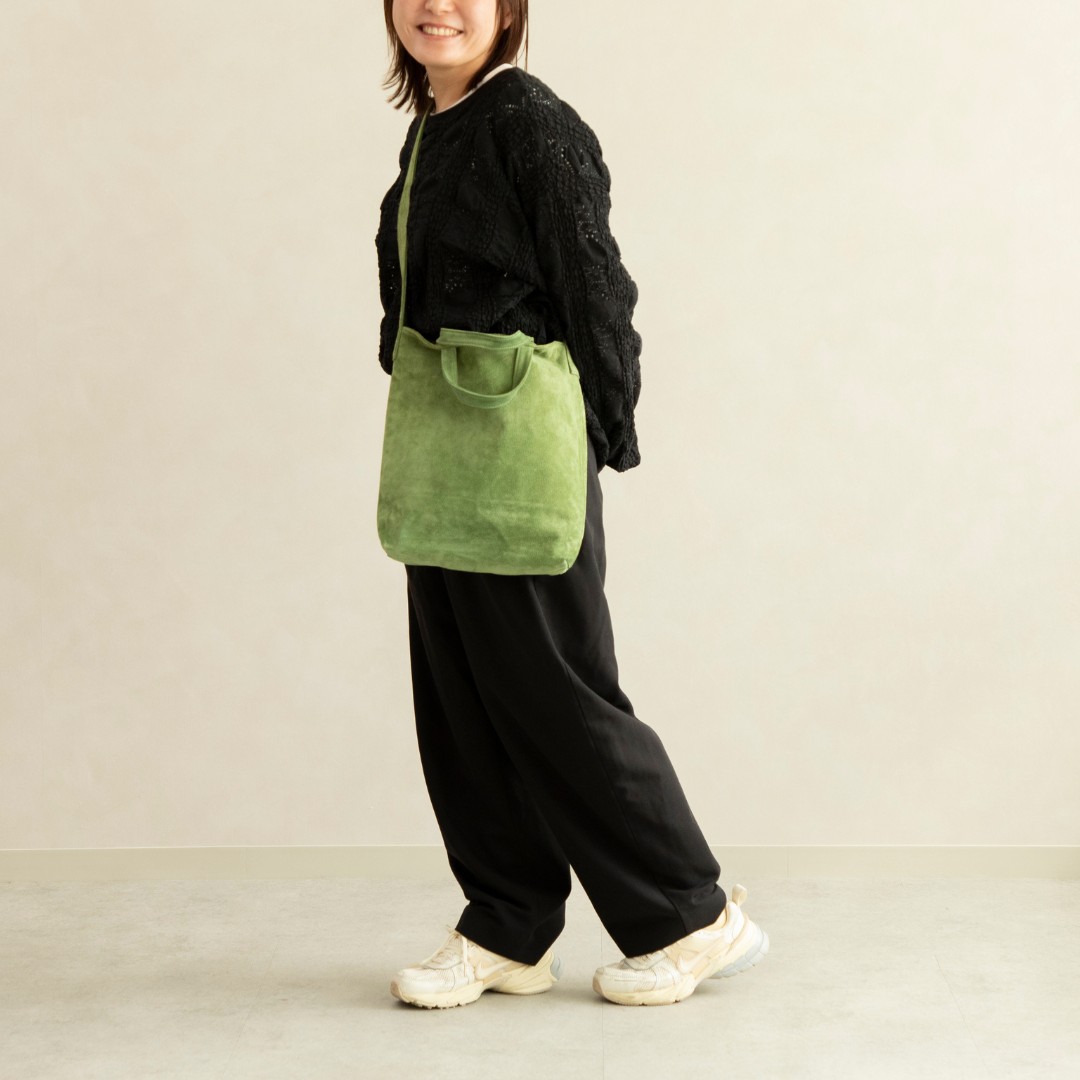 洗える革の2WAYショルダーバッグ【トウキョウレザーファクトリー