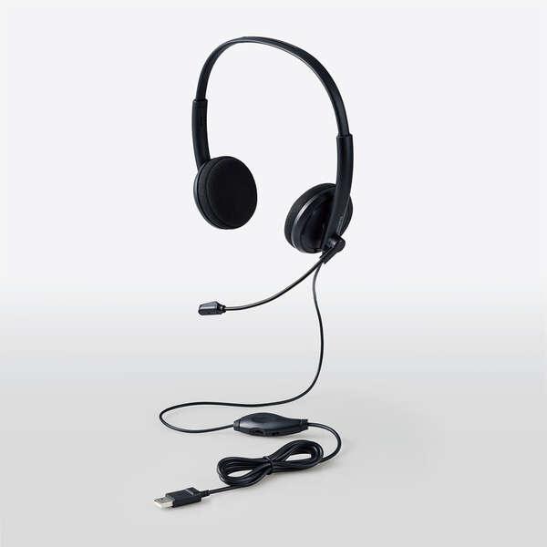 指向性マイク ノイズキャンセリング 小型ヘッドセット USB | エレコム