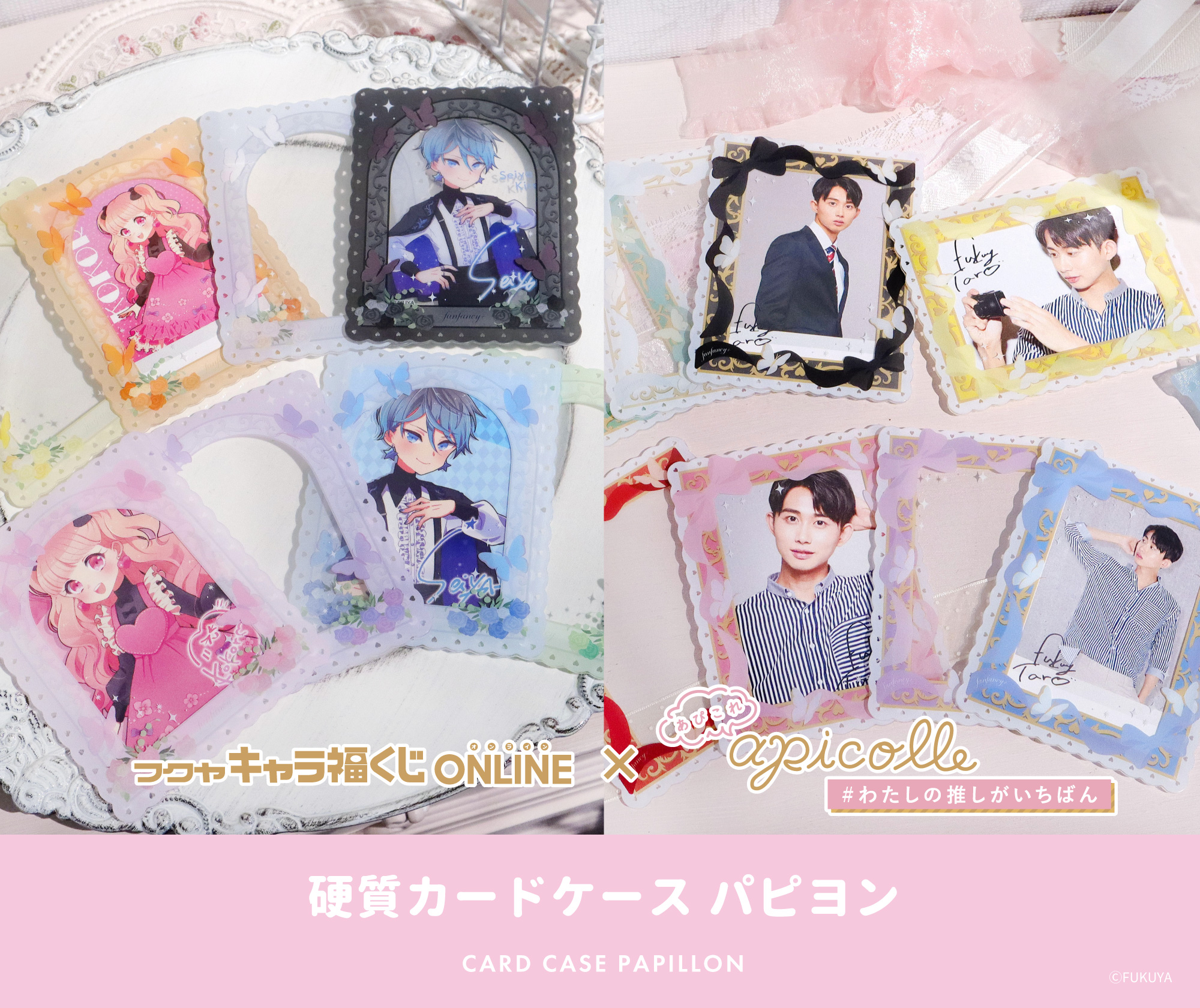 apicolle 硬質カードケース パピヨン