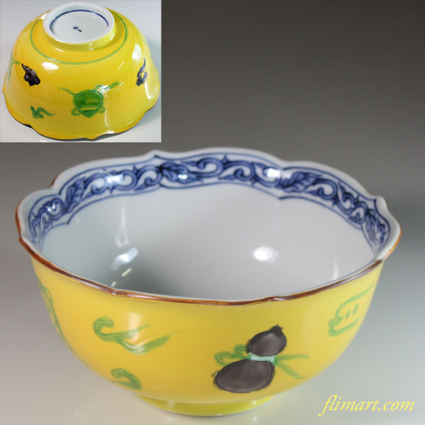 たち吉黄交趾宝づくし菓子鉢 | 和食器リサイクル通販専門店フリマート