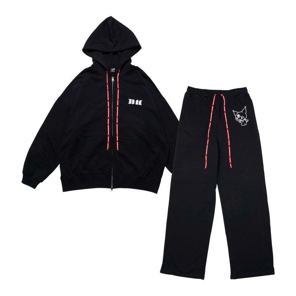 ジップフーディ＜KUROMI＞ (BLACK） | BABYMONSTER ONLINE SHOP