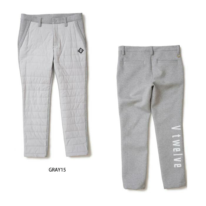 V12 ヴィトゥエルブ メンズ ゴルフウェア WM PANTS メンズ パンツ 防寒
