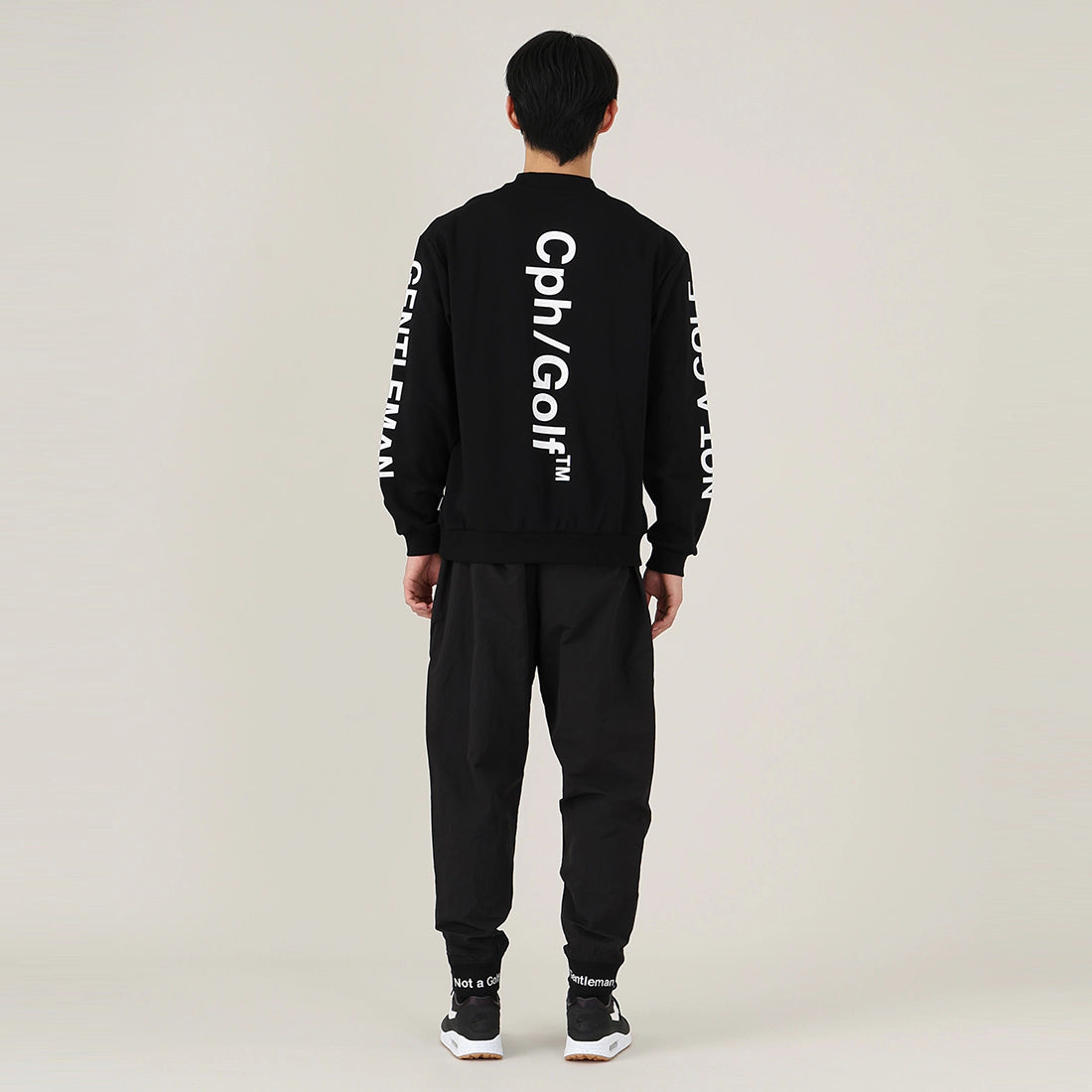 廃盤キャプテンズヘルムゴルフCph/Golf ロゴ入り ブラックスウェット