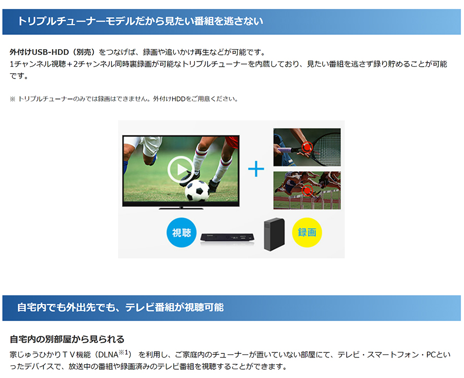 dショッピング |4K・BS4K対応 トリプルチューナー ST-4500 | カテゴリ