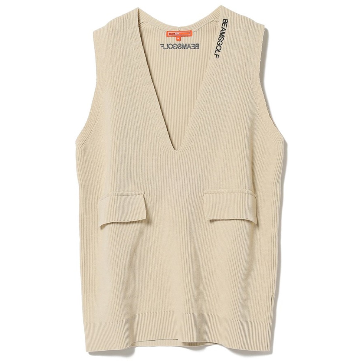 口コミ・評価｜BEAMS GOLF ORANGE LABEL Vネック ロング ニット ベスト