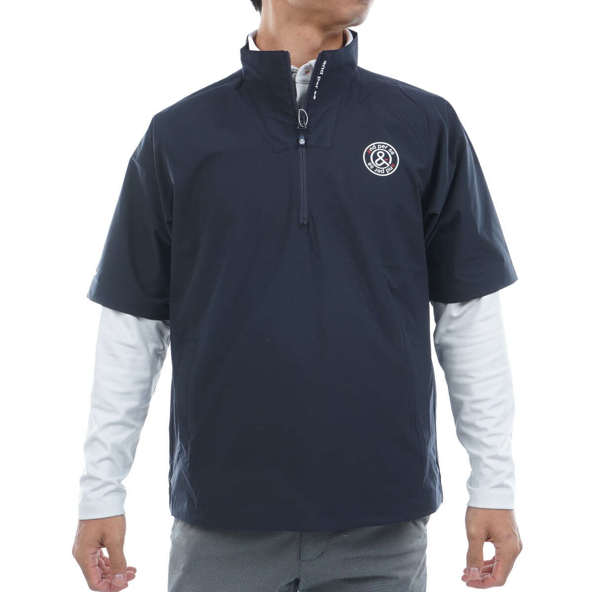 タグ付き未使用】アンパスィ 2024AW ゴルフウェア ブルゾン ストレッチ