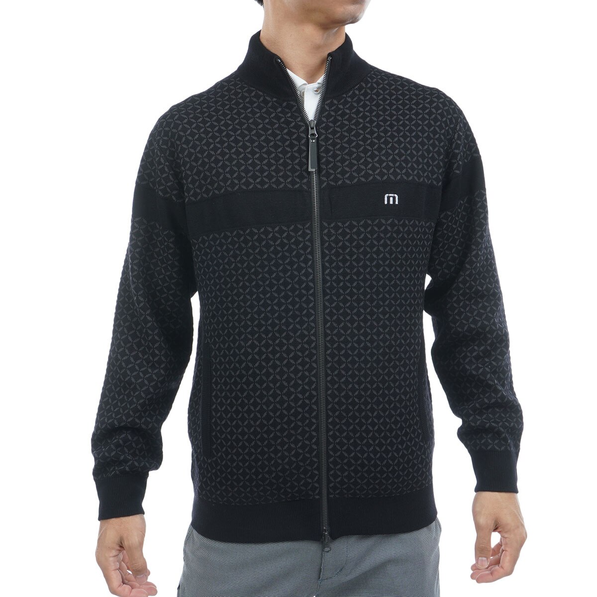 ストレッチ スタンドカラーフルジップジャケット(アウター(ブルゾン