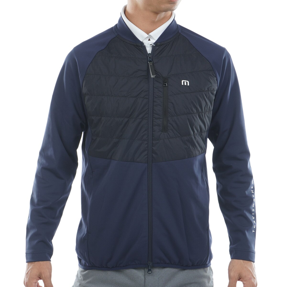 ストレッチ フルジップ ハイブリッド プレイジャケット(アウター