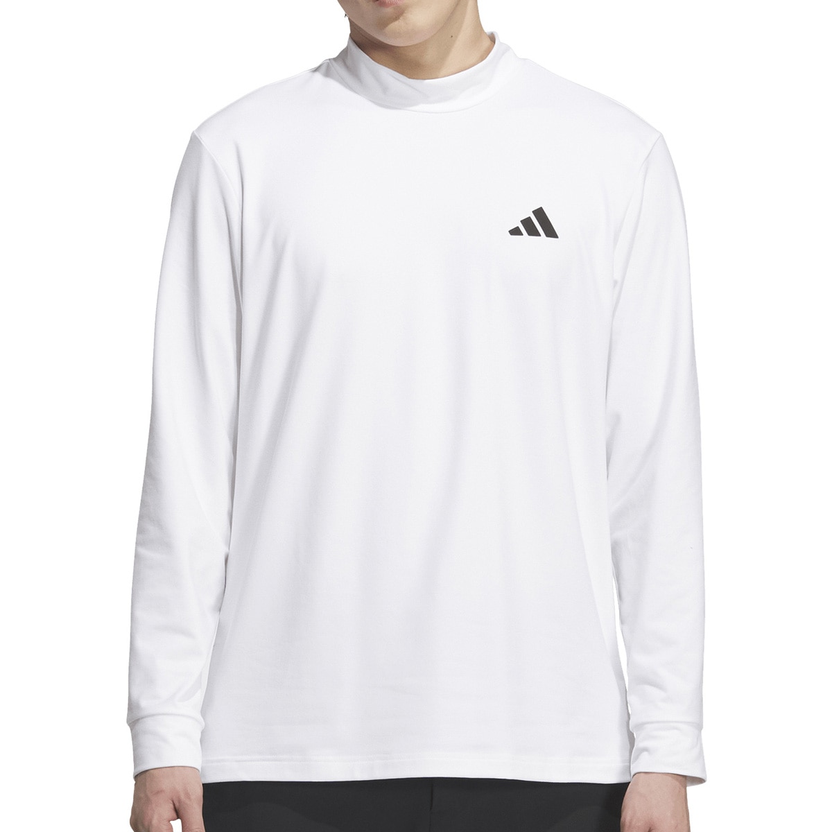 アウトレット】ストレッチ バックグラフィック モックネック長袖シャツ