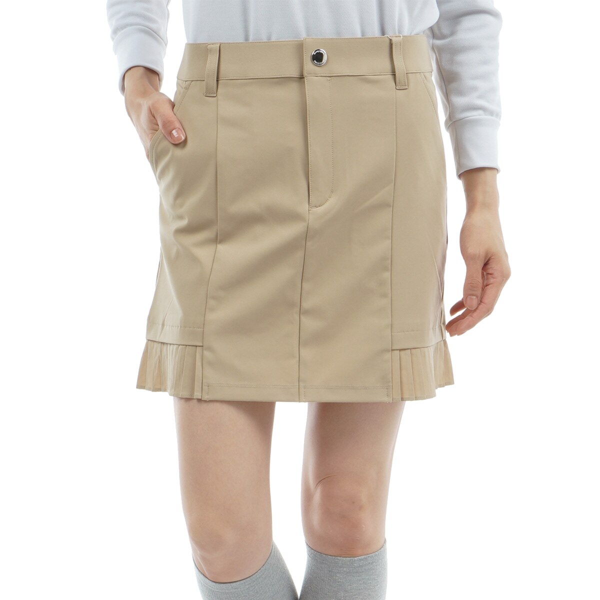 ストレッチ 裾プリーツスカート レディス(スカート)|Le coq sportif